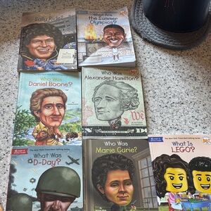 Who Was or What Are Novels lot of 8